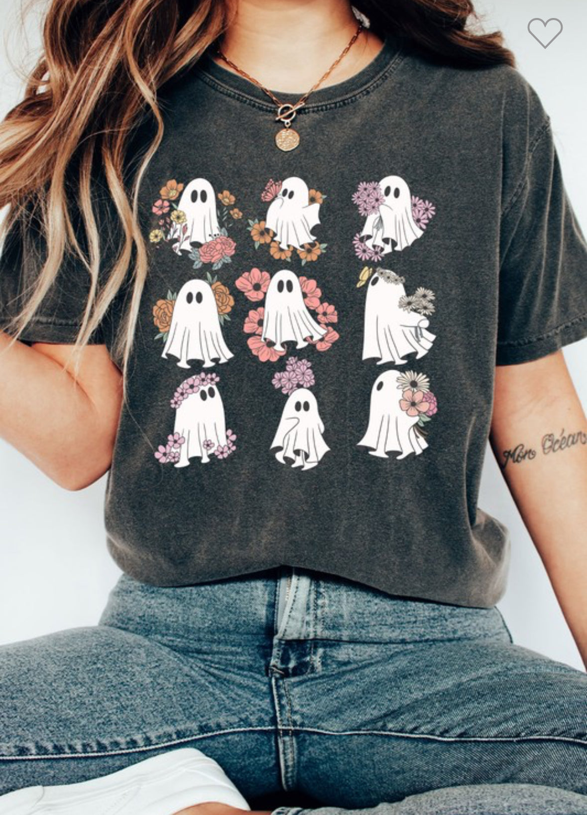 Ghosts & Flowers Graphic Tee