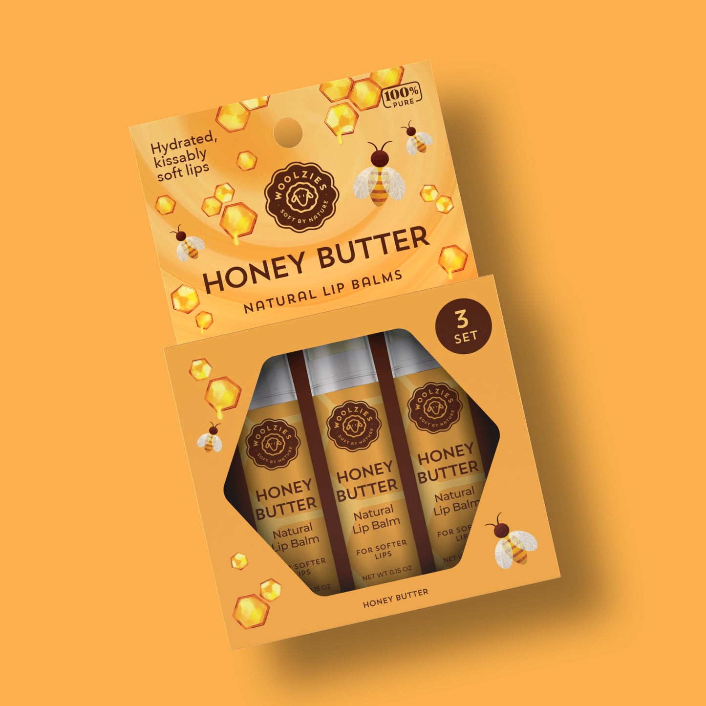 Hunny Butter Lip Balm Set Of 3