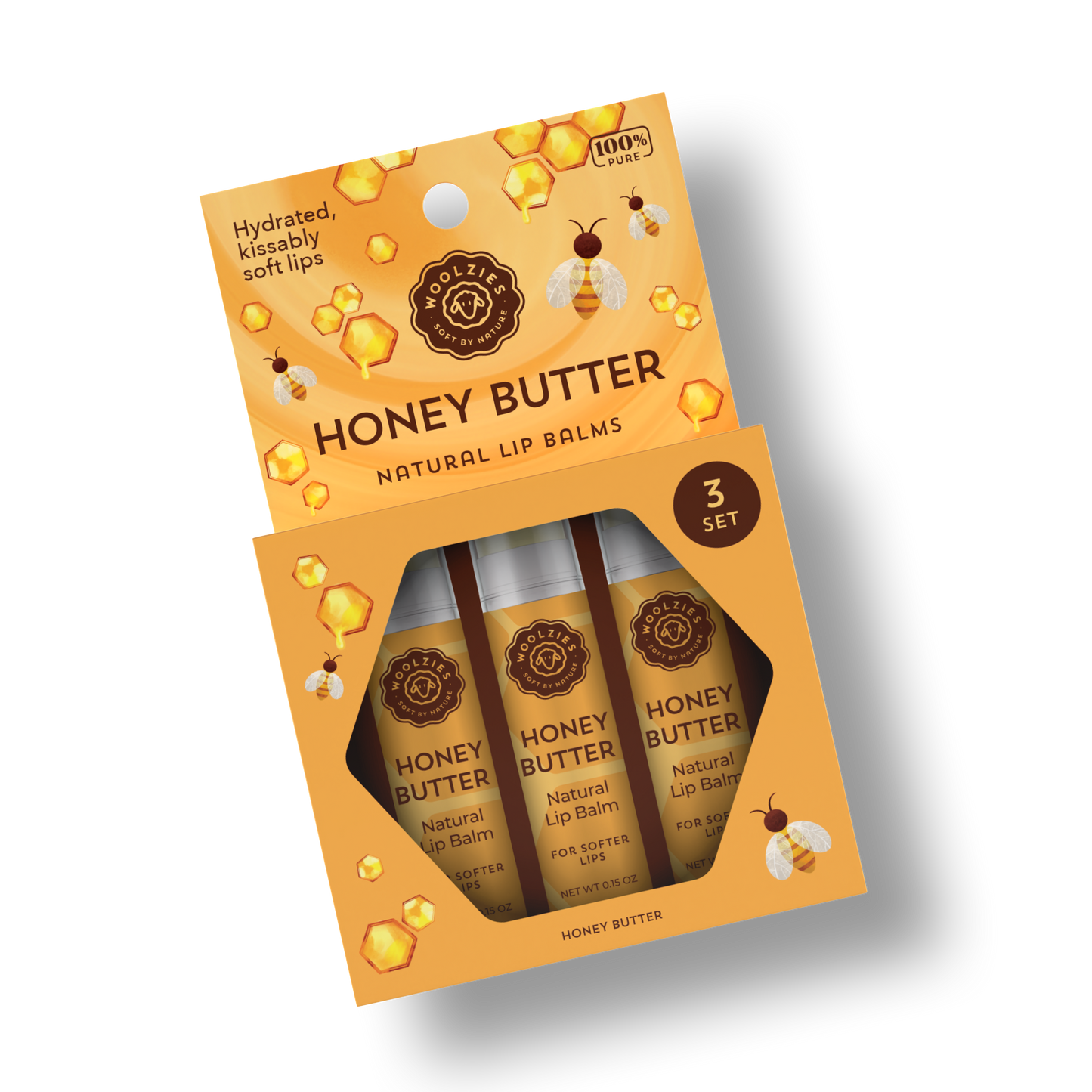 Hunny Butter Lip Balm Set Of 3