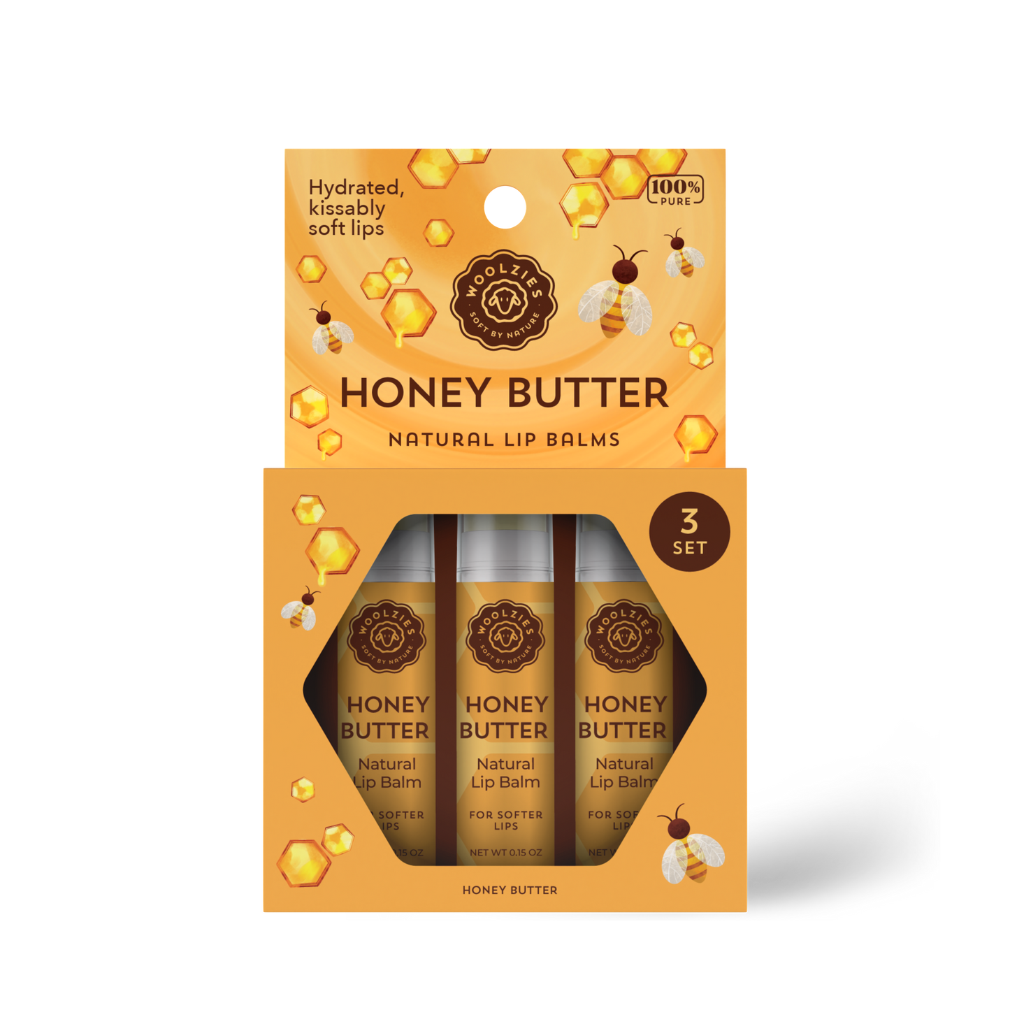 Hunny Butter Lip Balm Set Of 3