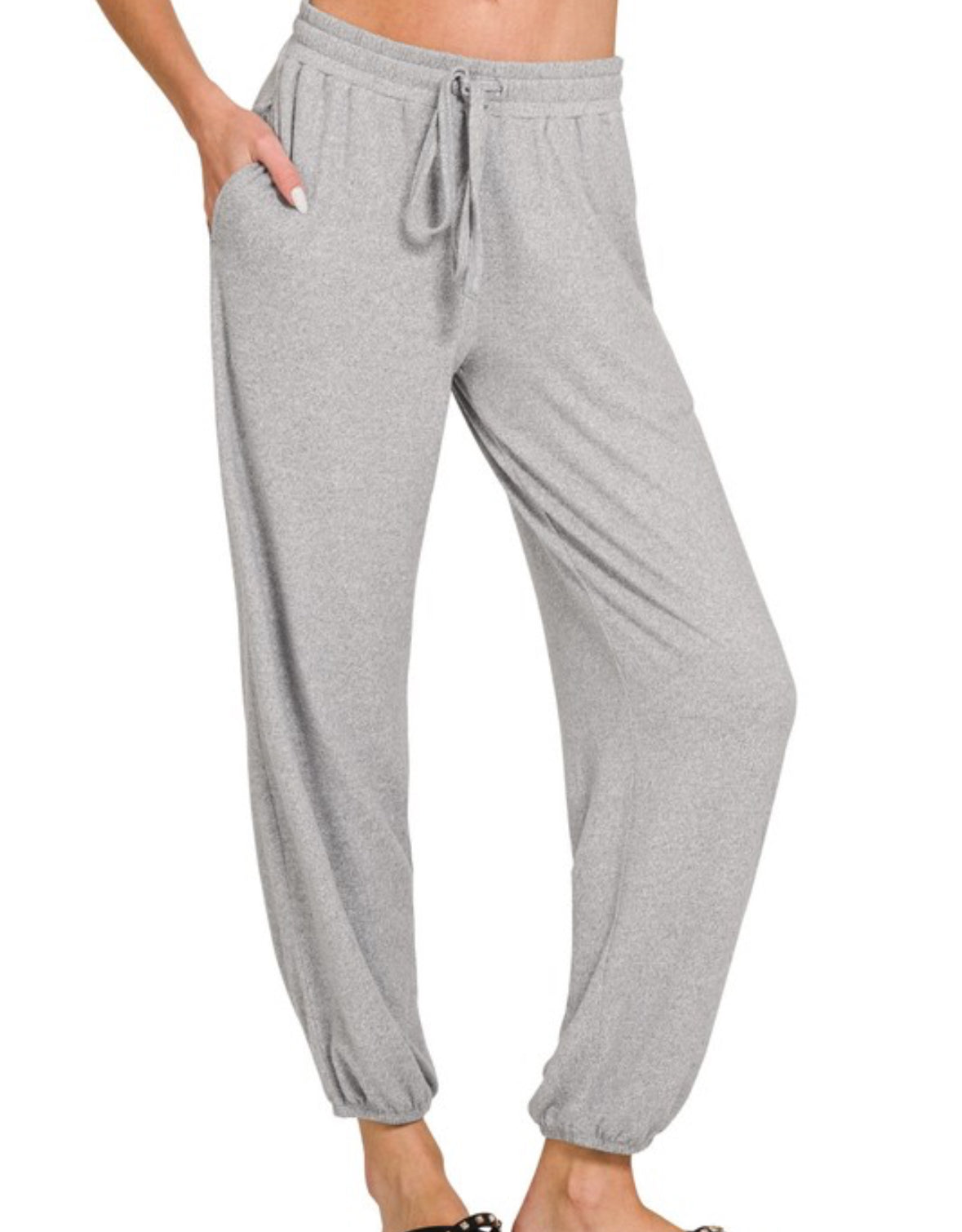 Heather Grey Joggers