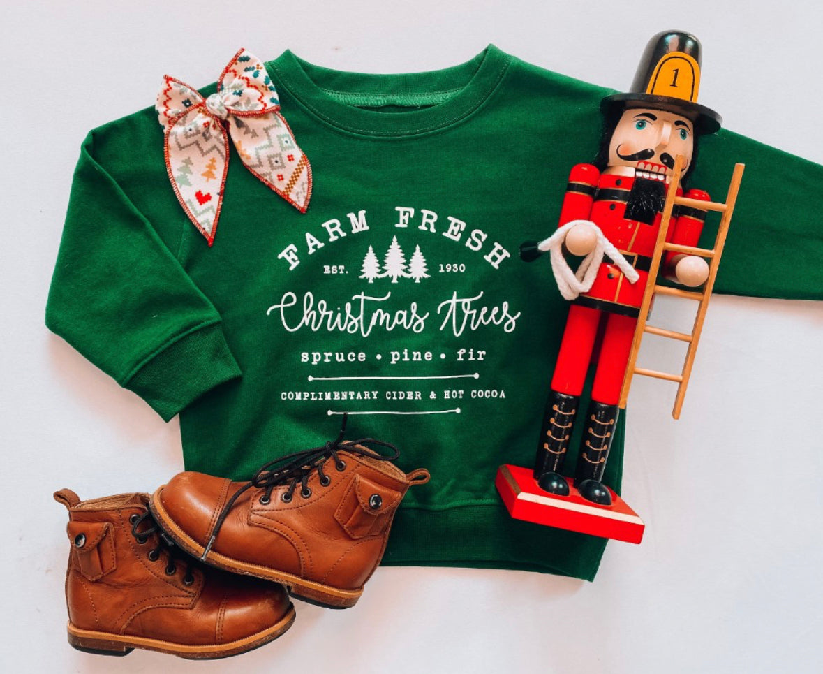 Farm Fresh Christmas Tree Crewneck